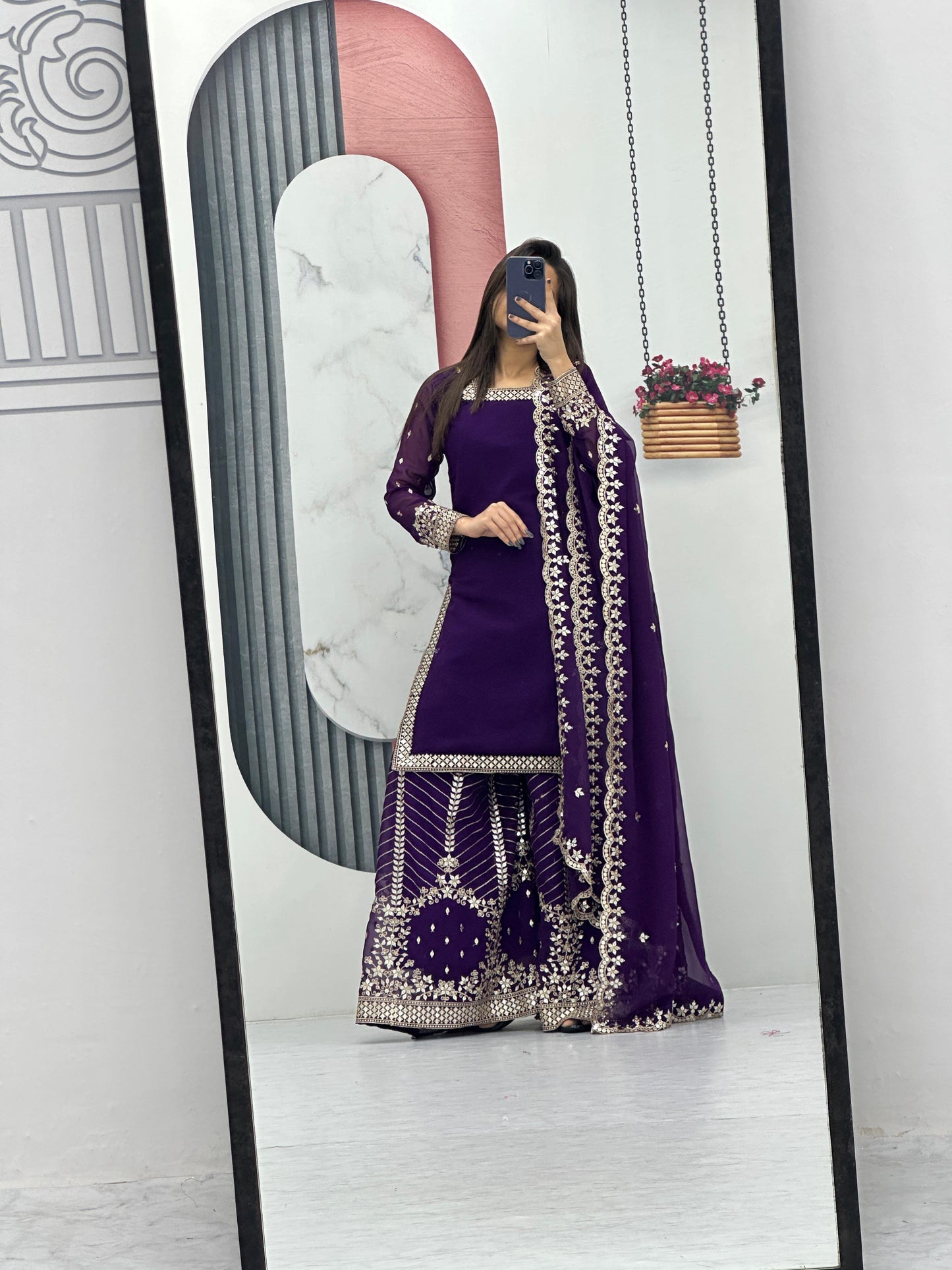 Premium Palazzo Suit Set Readymade Indian salwar Kameez dress