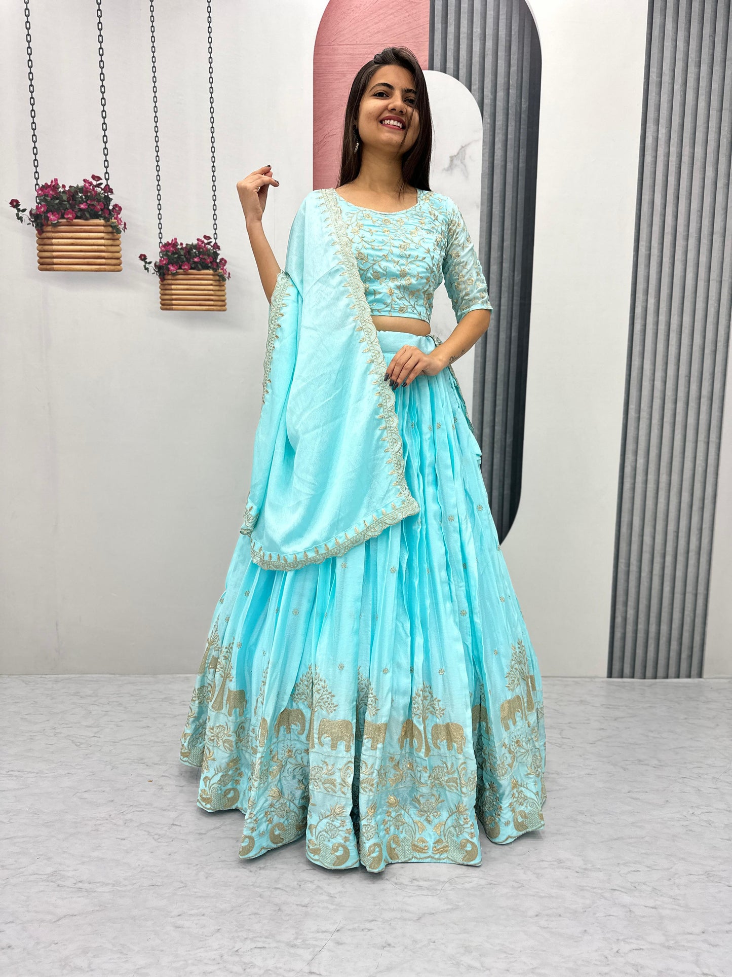 Wedding Collection Readymade Indian lehenga choli full Stiched