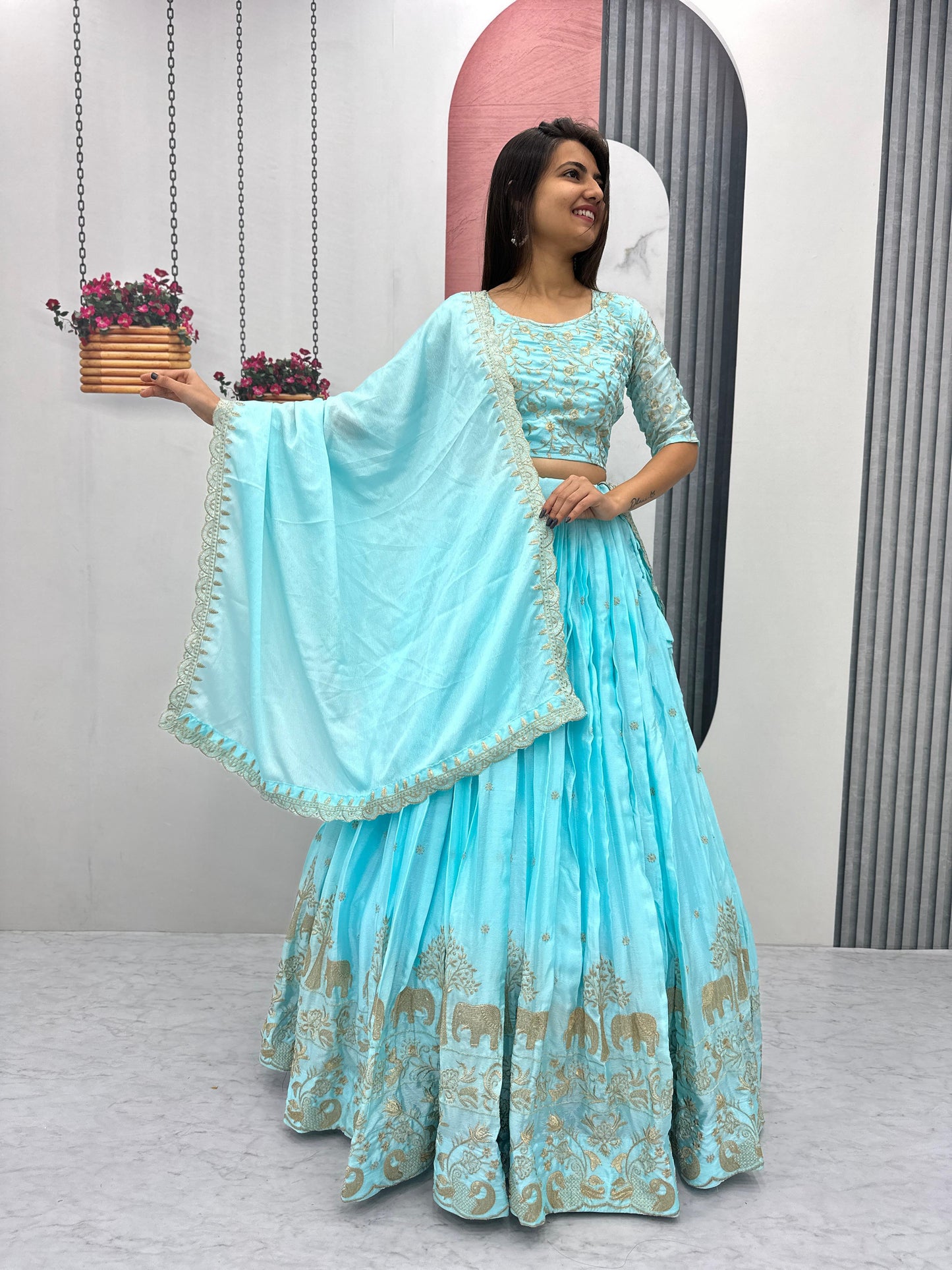 Wedding Collection Readymade Indian lehenga choli full Stiched