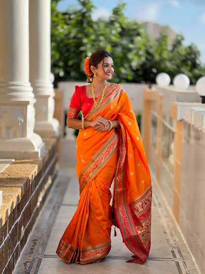Paithani Silk saree Readymade Indian wedding saree