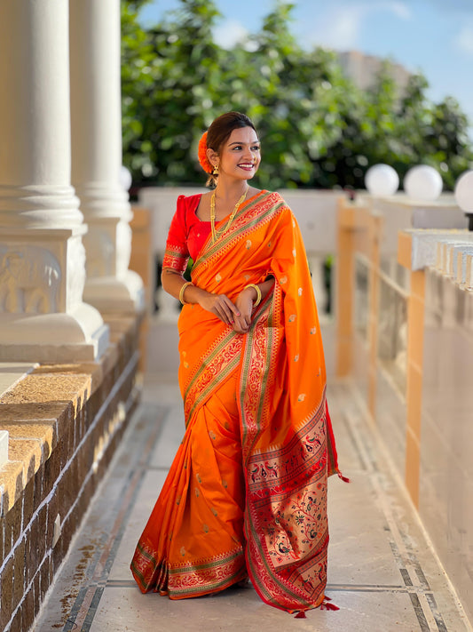 Paithani Silk saree Readymade Indian wedding saree