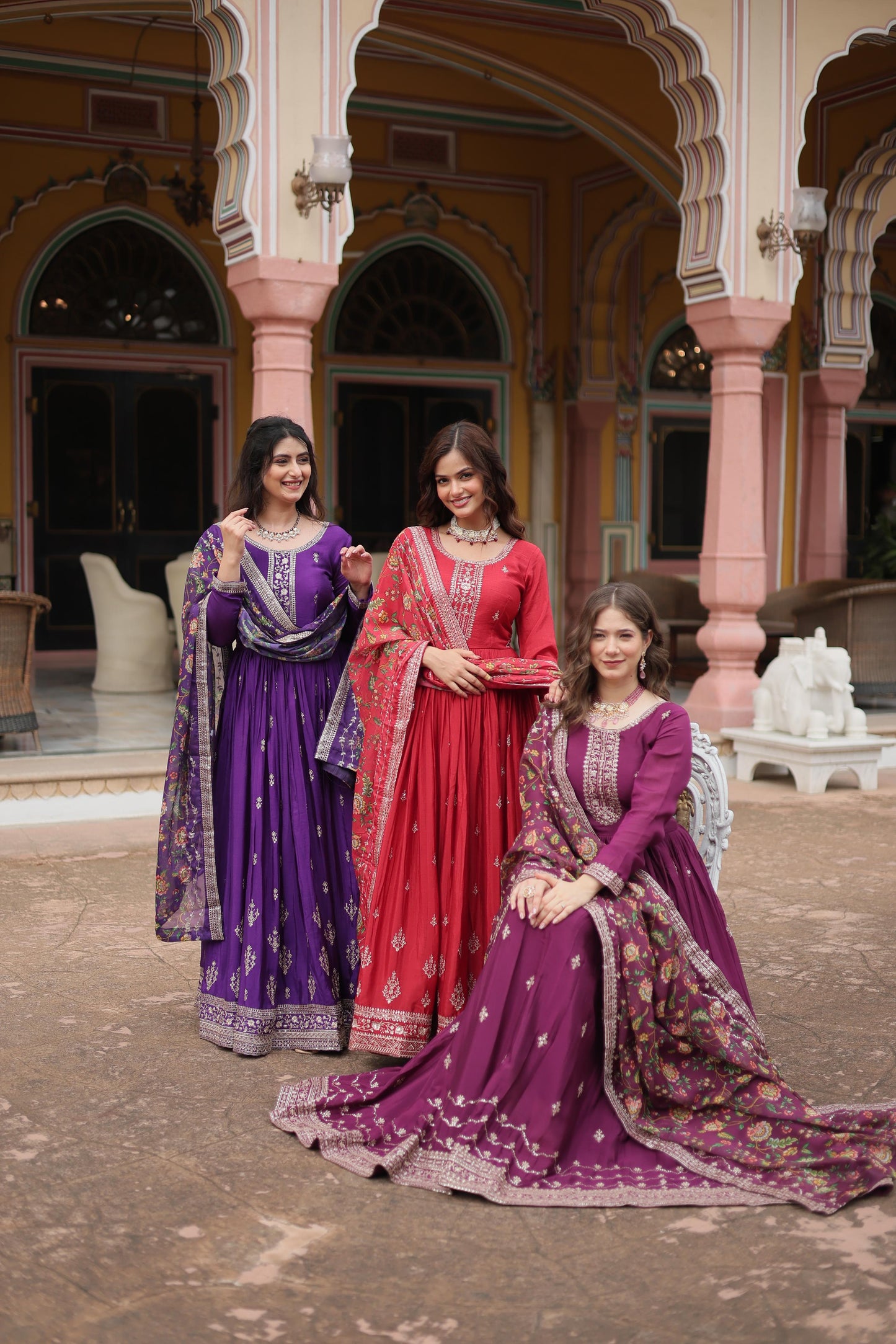 Indian Gown Dress Readymade for wedding Anarkali Full Flair