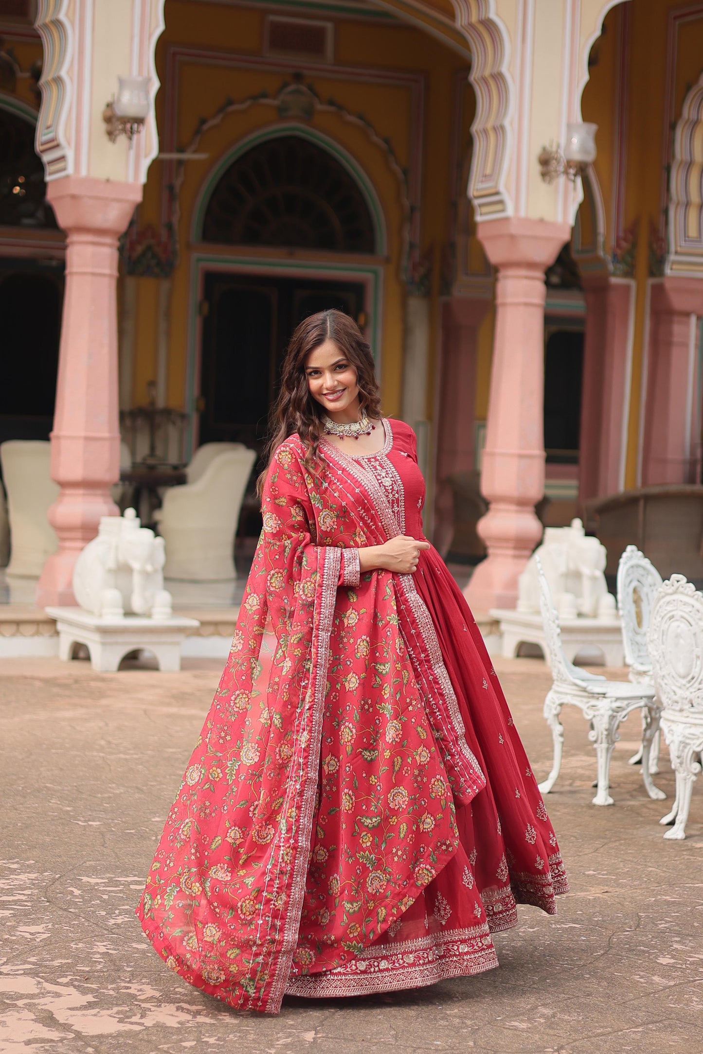 Indian Gown Dress Readymade for wedding Anarkali Full Flair