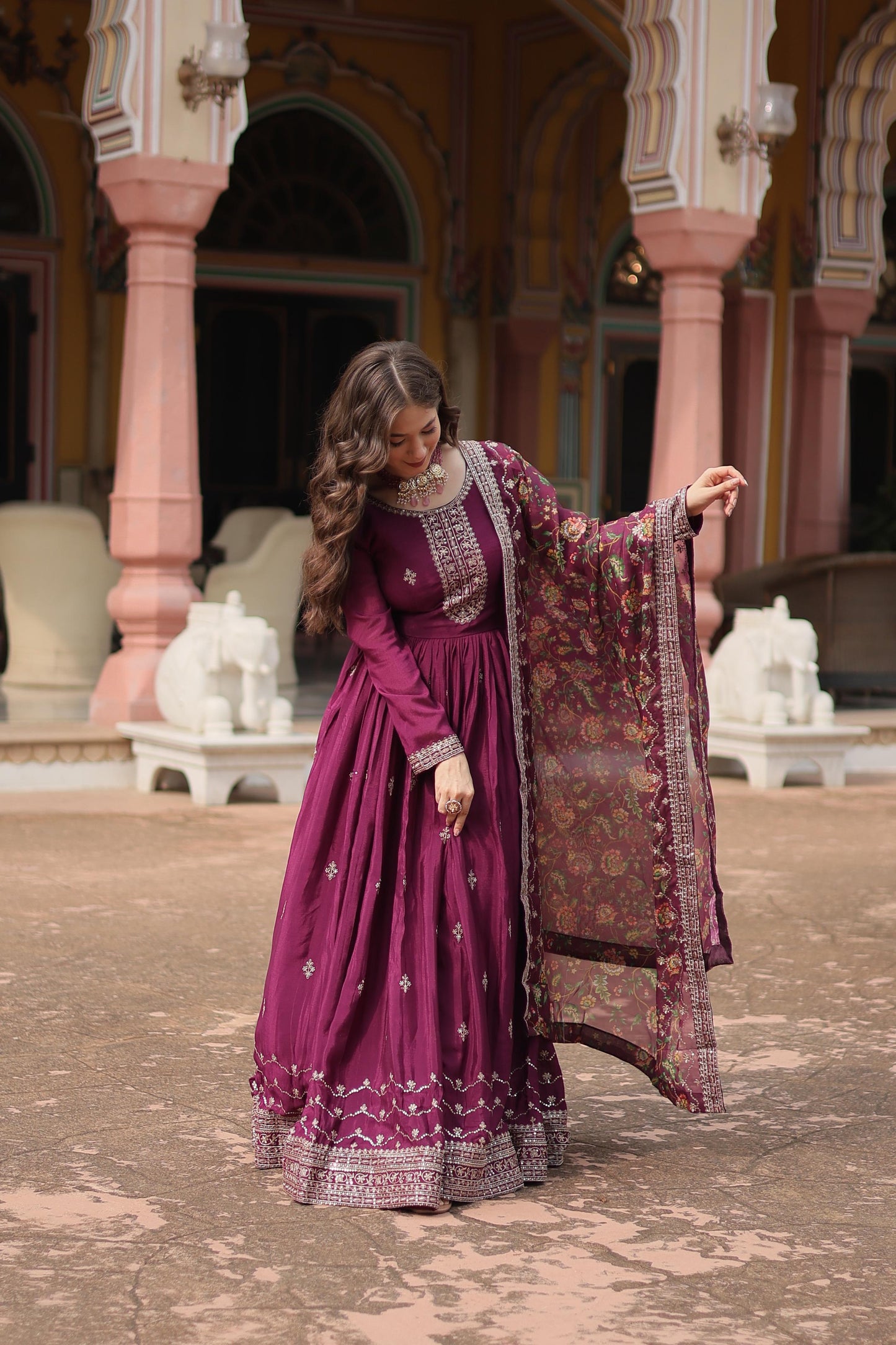 Indian Gown Dress Readymade for wedding Anarkali Full Flair