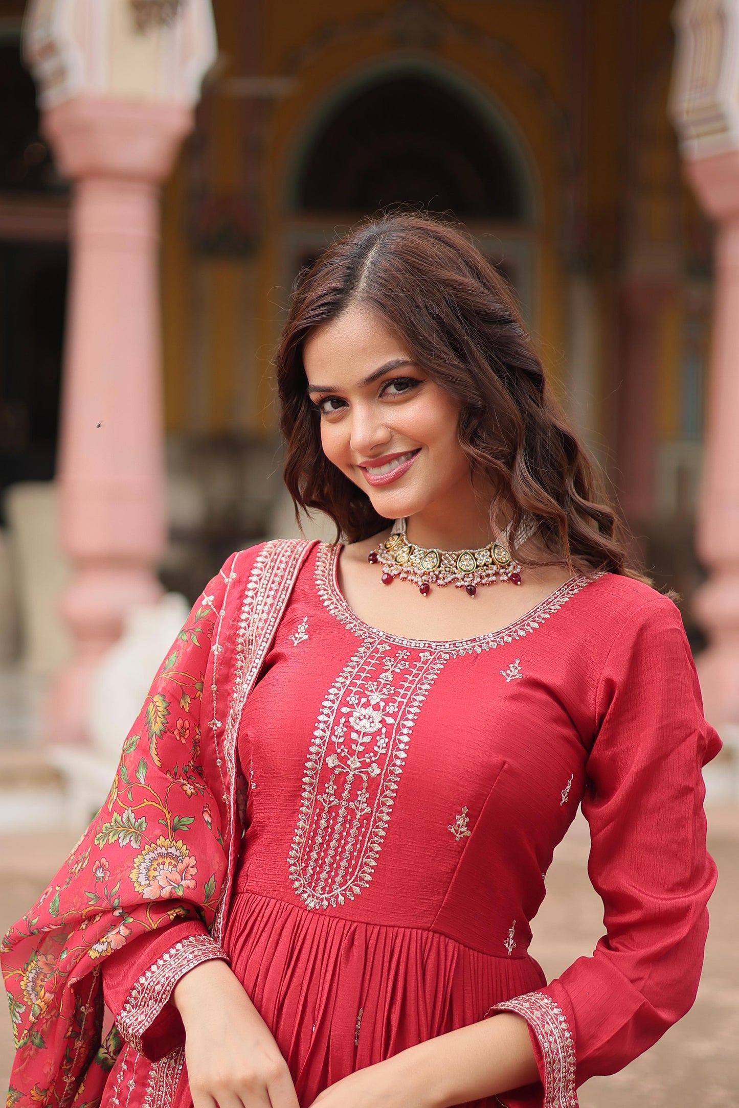 Indian Gown Dress Readymade for wedding Anarkali Full Flair