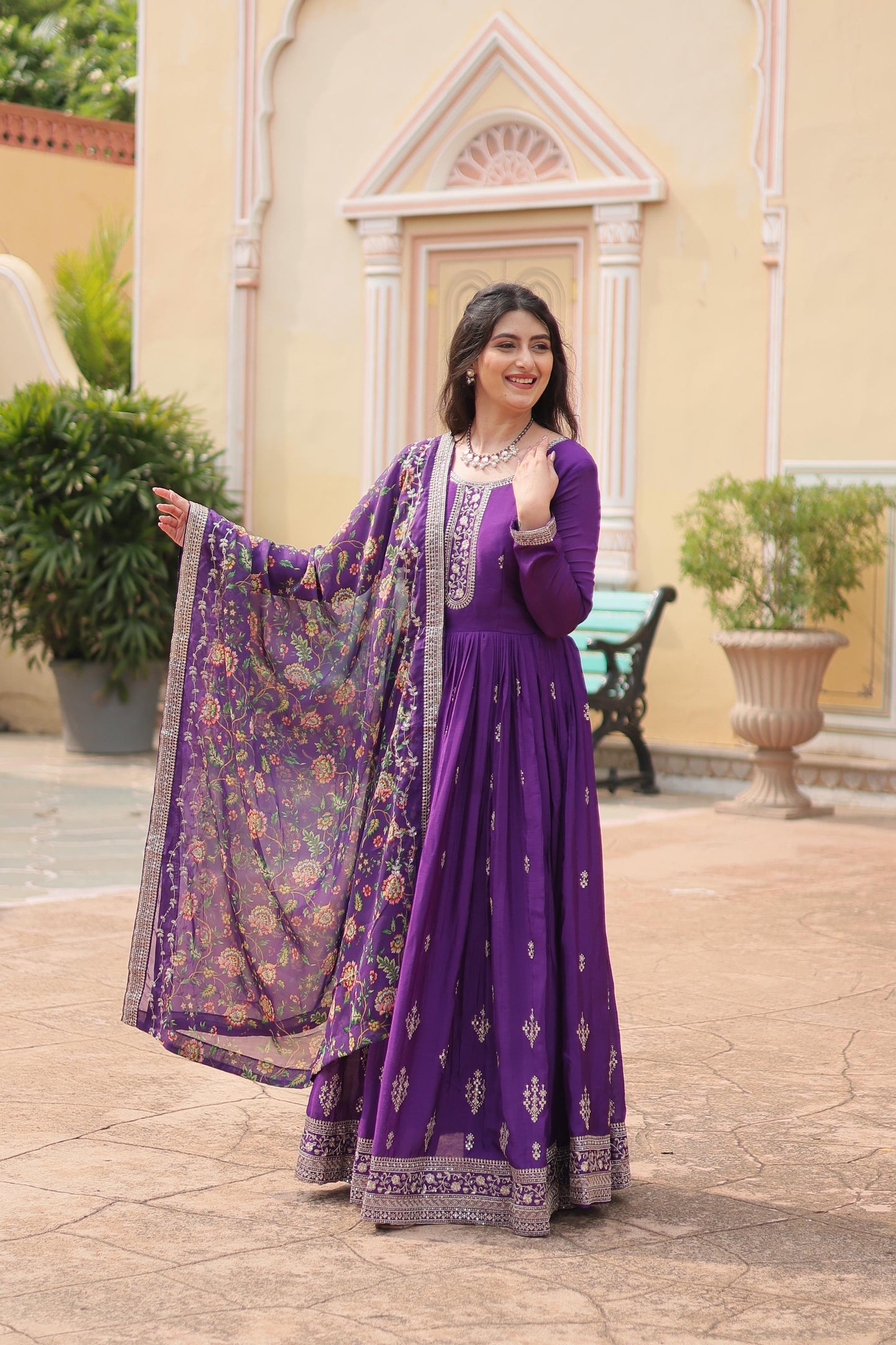 Indian Gown Dress Readymade for wedding Anarkali Full Flair