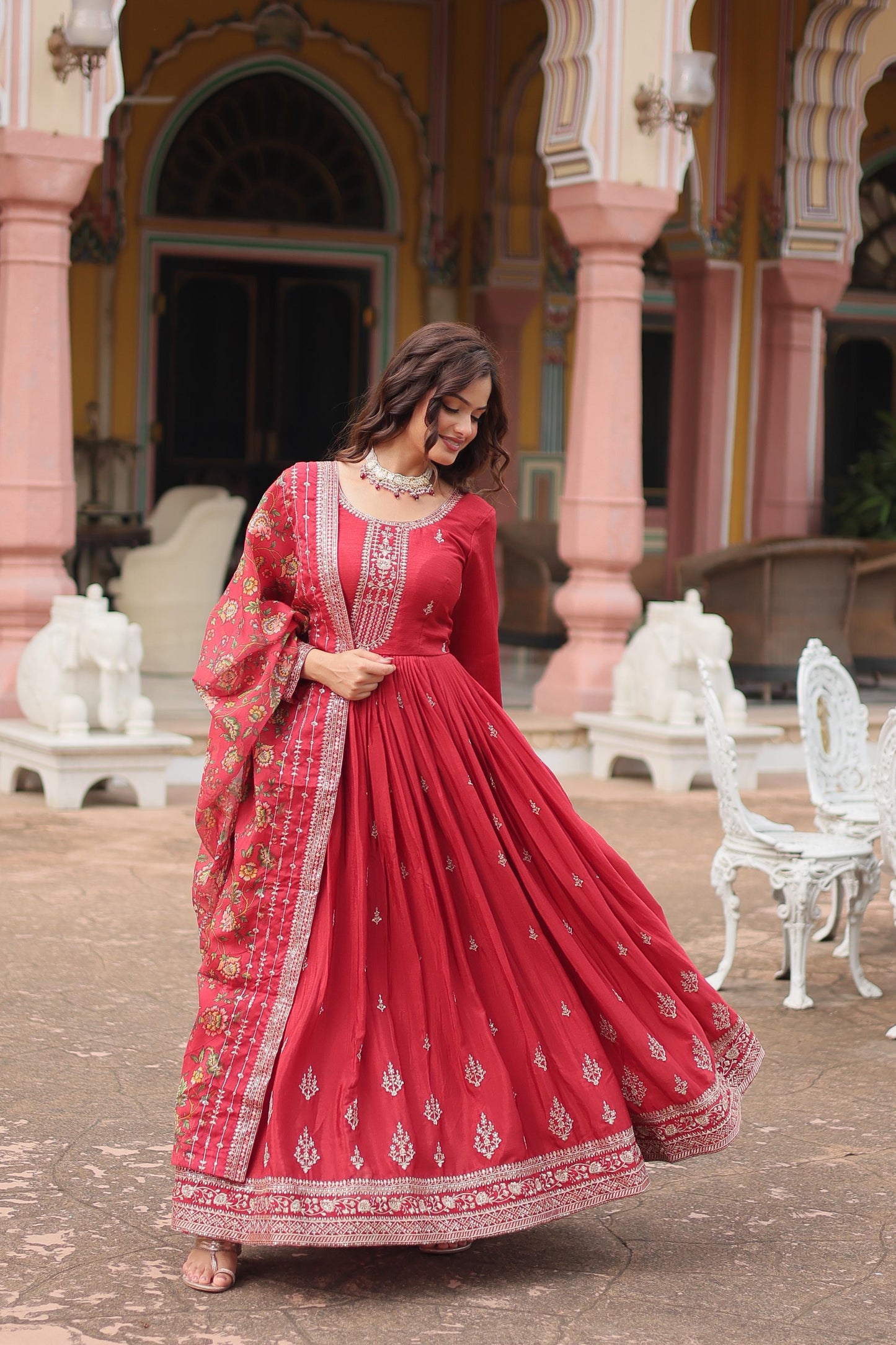 Indian Gown Dress Readymade for wedding Anarkali Full Flair