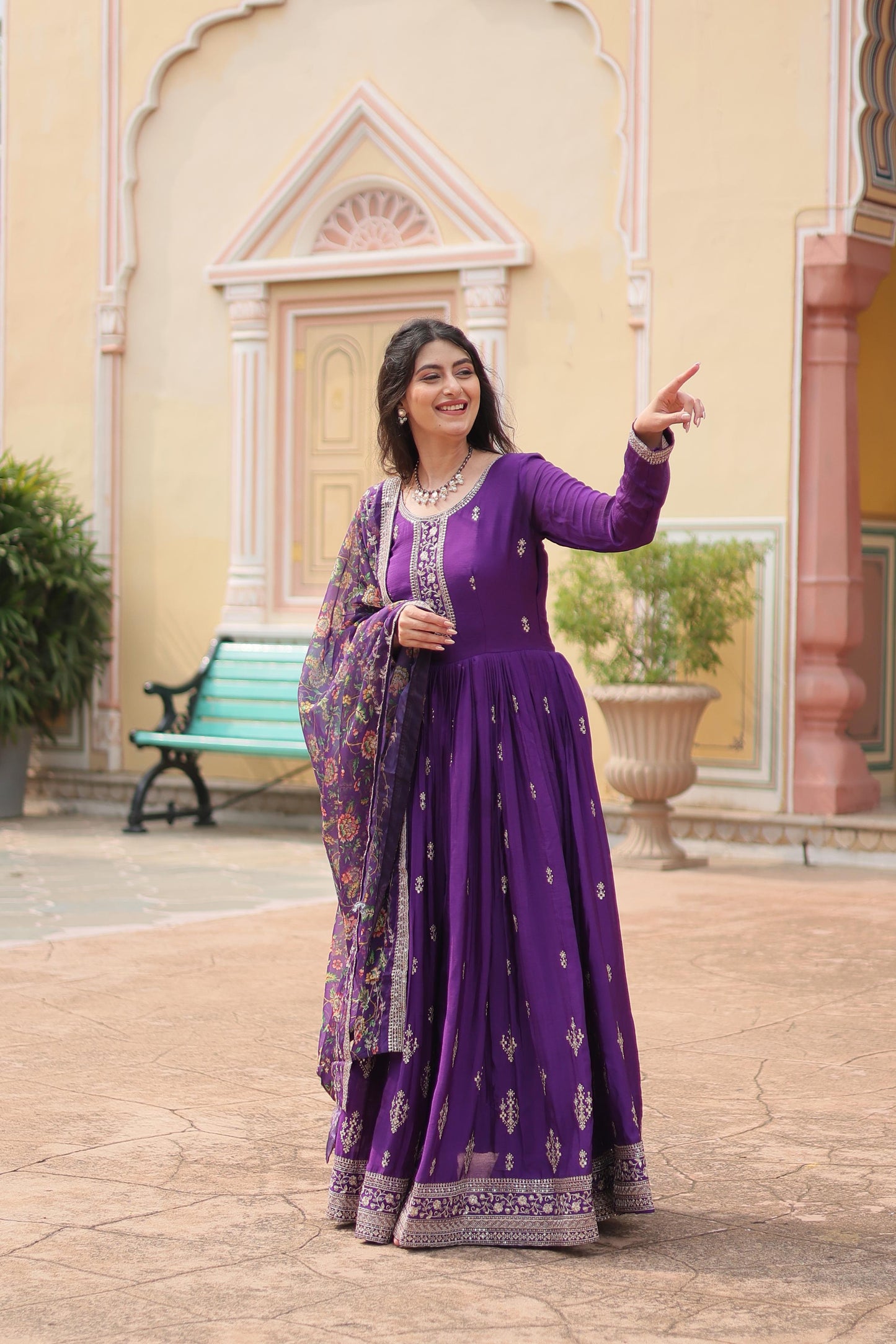 Indian Gown Dress Readymade for wedding Anarkali Full Flair