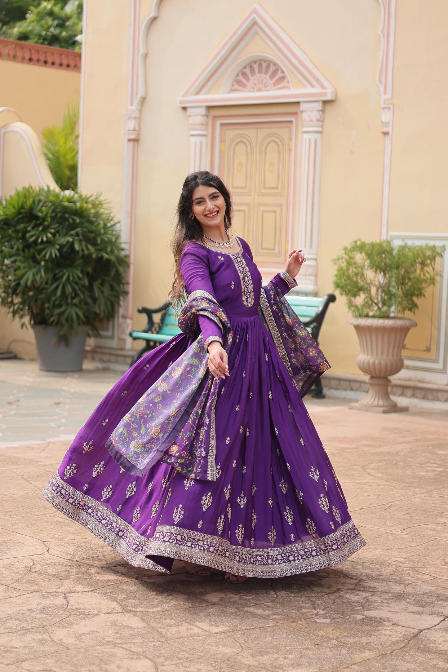 Indian Gown Dress Readymade for wedding Anarkali Full Flair