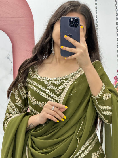 Ready To Wear Sharara suit set Salwar Kameez Readymade Indian Dress