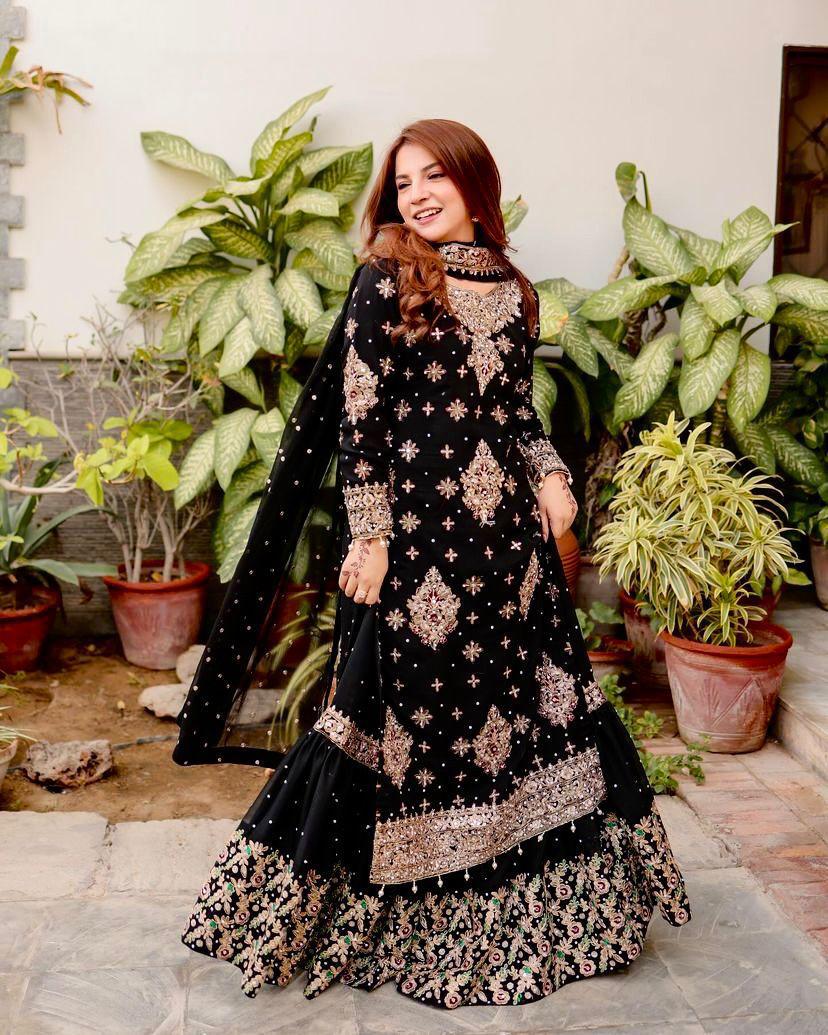 Pakistani Sharara Suit set Indian salwar kameez dress