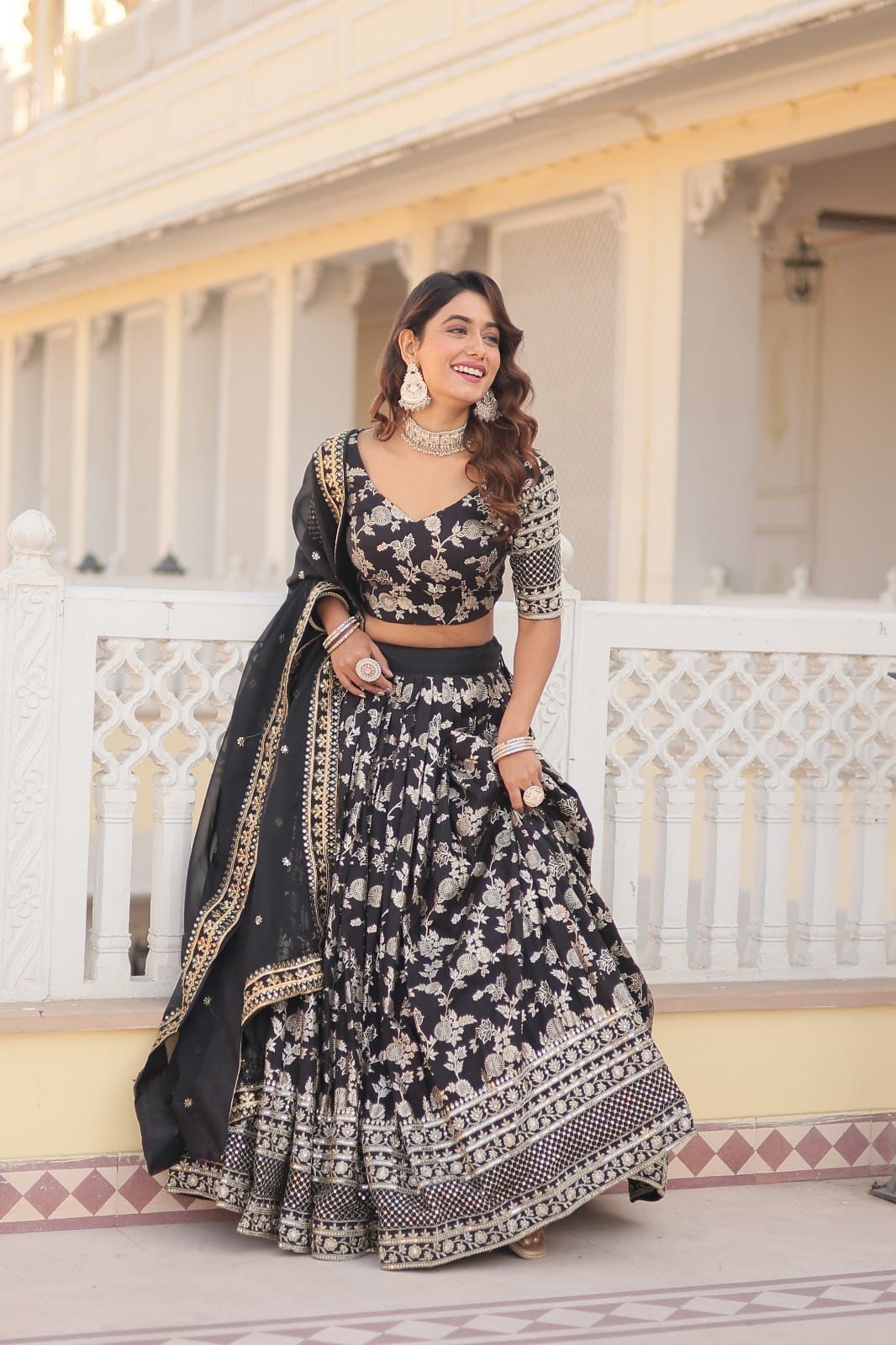 Heavy premium lehenga choli for wedding ready to wear indian dress