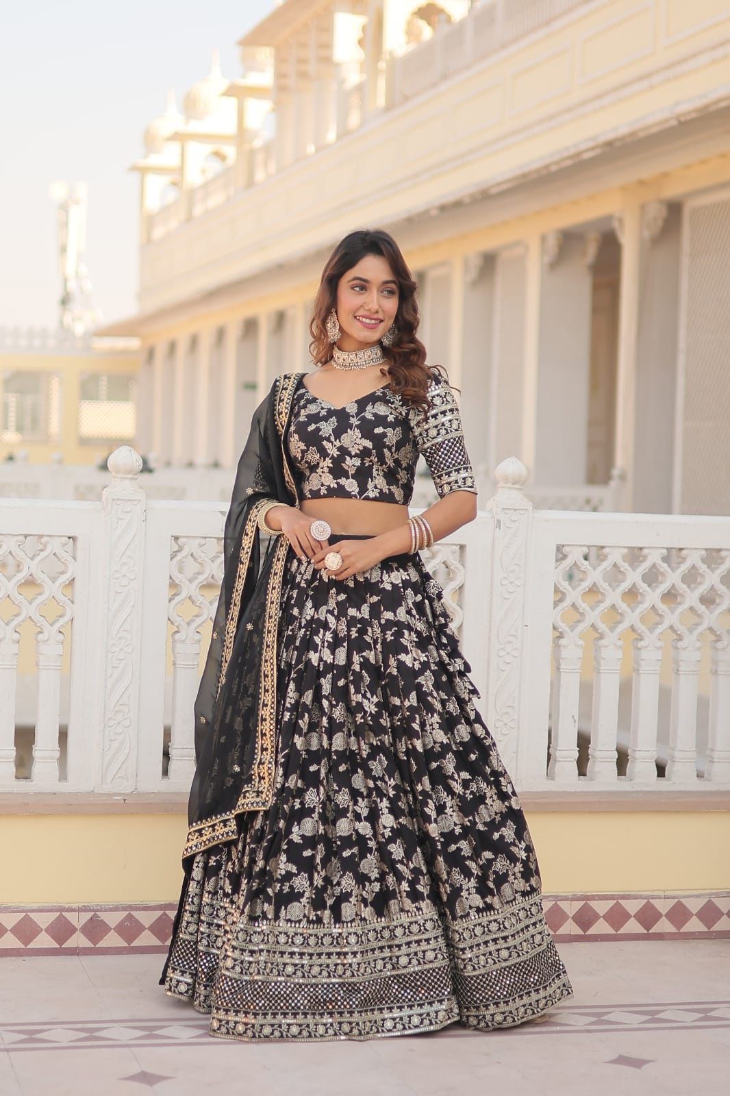 Heavy premium lehenga choli for wedding ready to wear indian dress