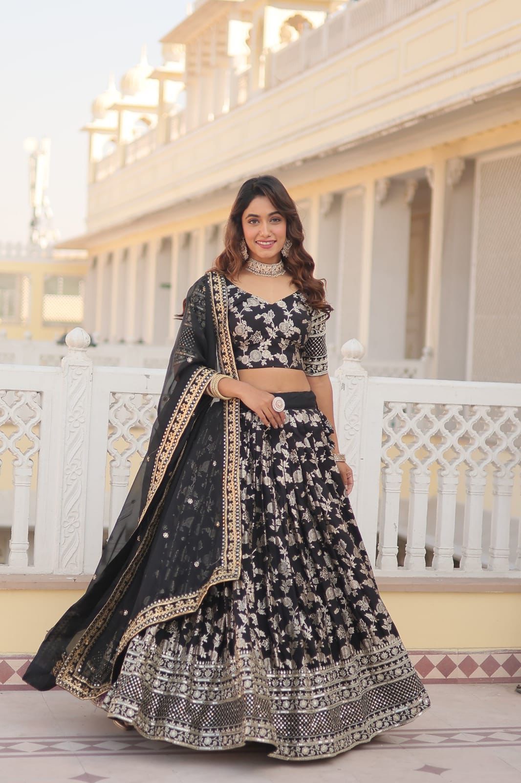Heavy premium lehenga choli for wedding ready to wear indian dress