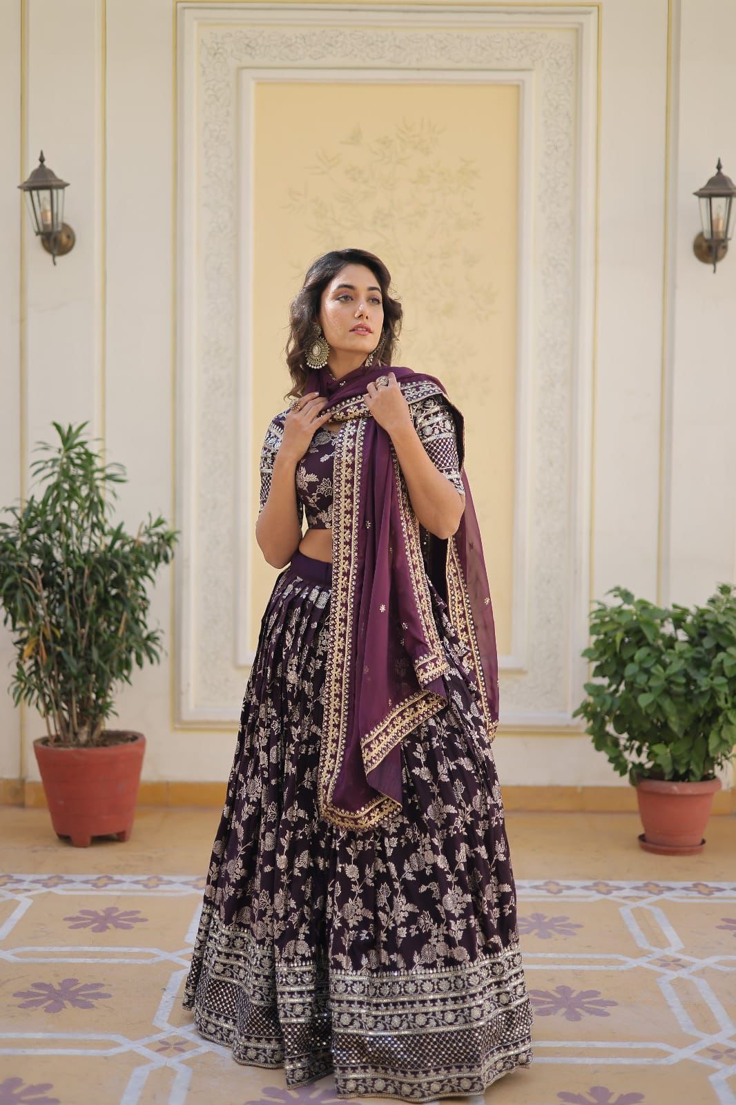 Heavy premium lehenga choli for wedding ready to wear indian dress