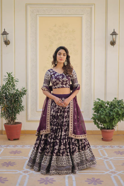Heavy premium lehenga choli for wedding ready to wear indian dress