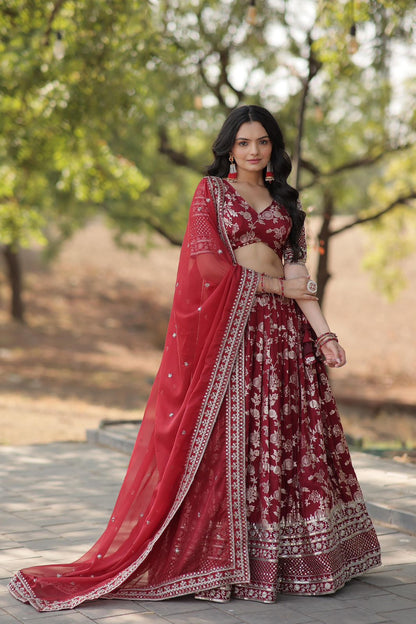 Heavy premium lehenga choli for wedding ready to wear indian dress