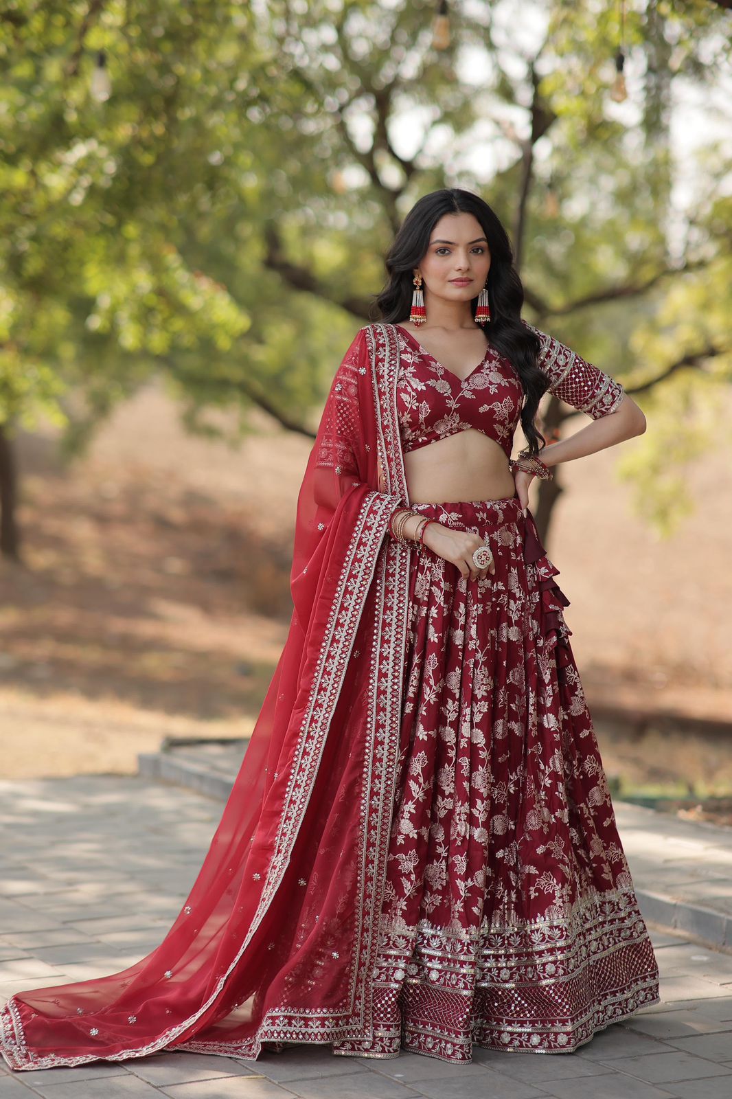 Heavy premium lehenga choli for wedding ready to wear indian dress