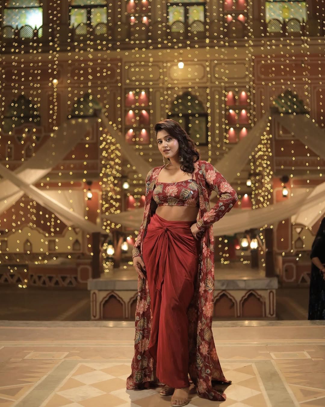 Indowestern Skirt choli with shrug Readymade Indian wedding dress