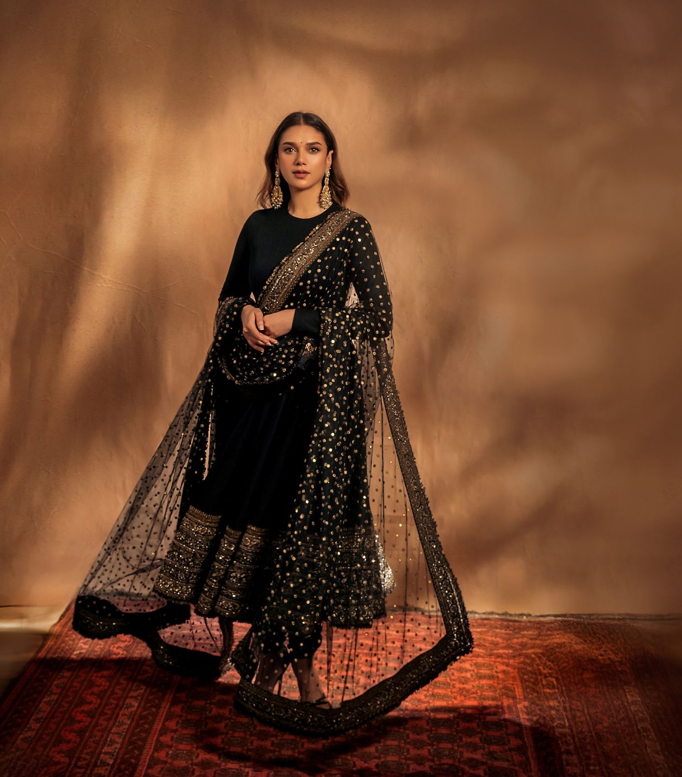 Anarkali Full Flair Readymade Gown With Dupatta Set