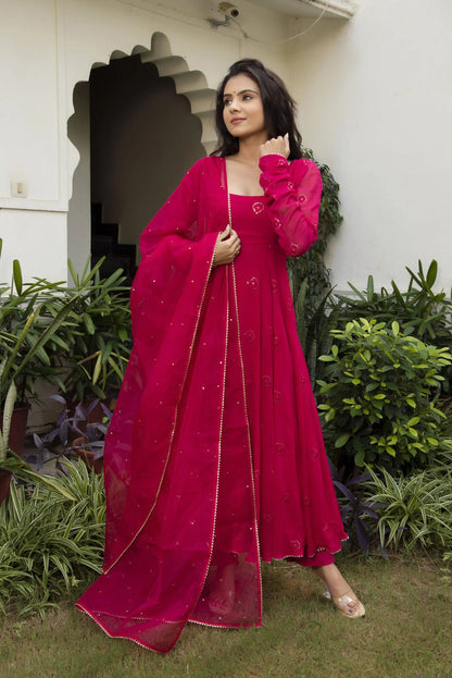 Pink Salwar Kameez Readymade stitched New Indian Ready To Wear Wedding Suit