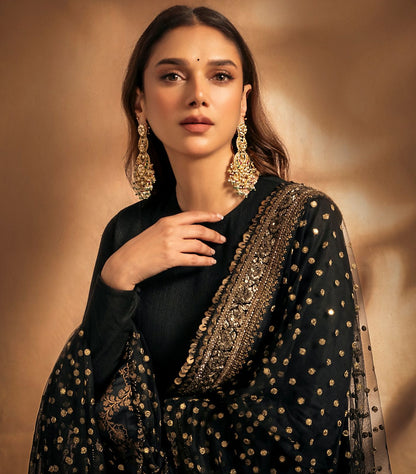 Anarkali Full Flair Readymade Gown With Dupatta Set