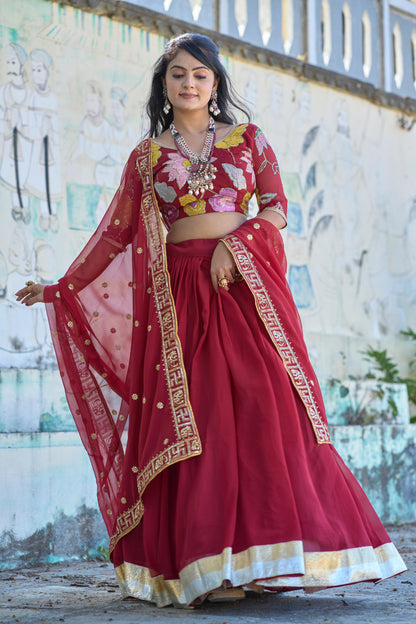 Premium Wedding lehenga choli Readymade Embroidery party Designer lehenga