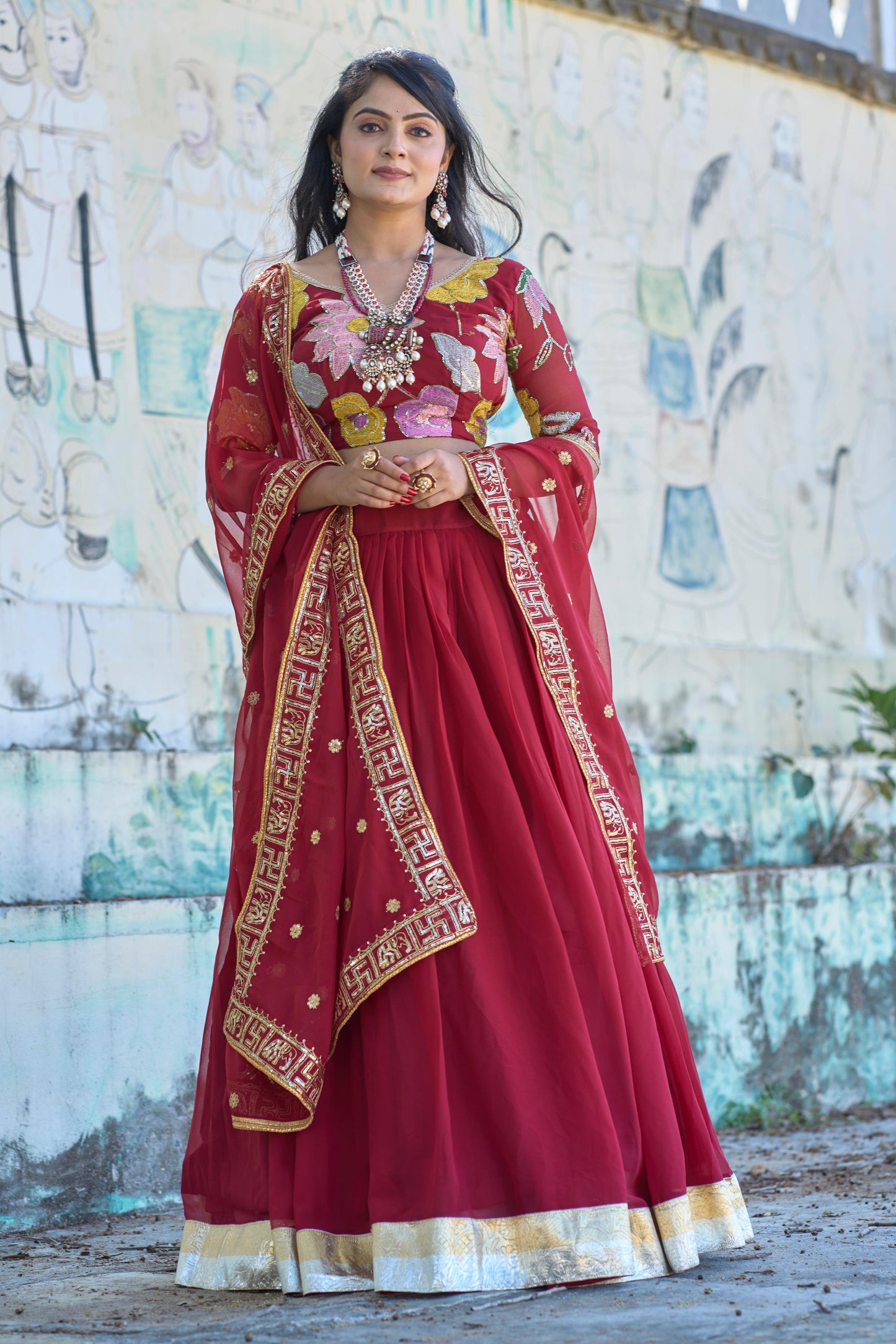 Premium Wedding lehenga choli Readymade Embroidery party Designer lehenga