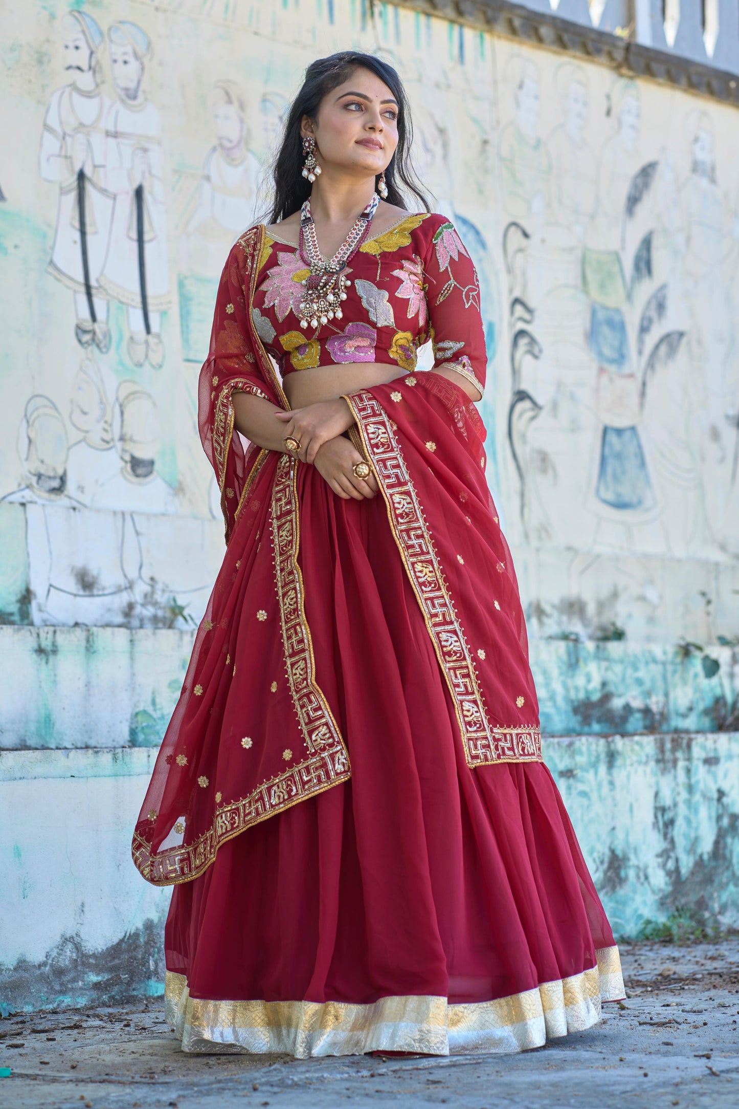 Premium Wedding lehenga choli Readymade Embroidery party Designer lehenga