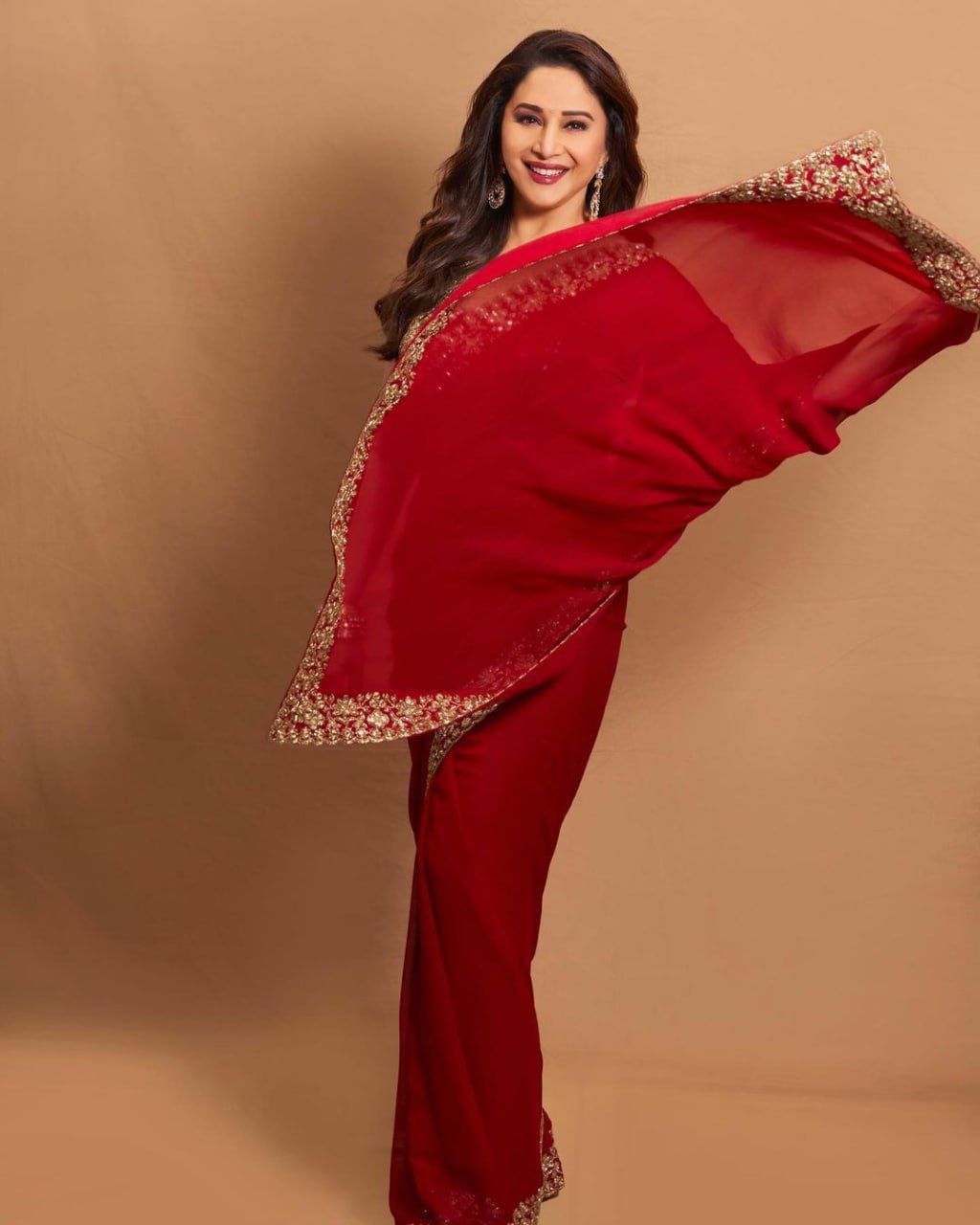 Red partywear Designer wedding saree Bollywood premium saree
