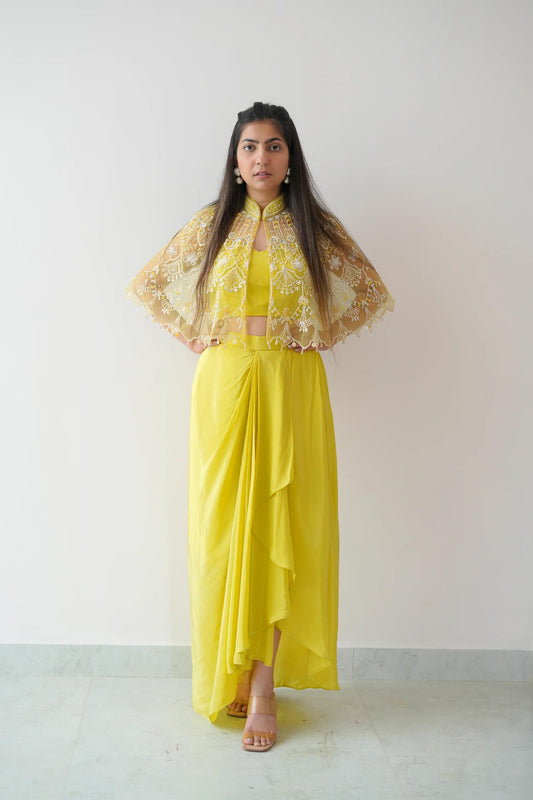 Indowestern Wedding skirt koti with stitched blouse Ready To Wear Lehenga skirt