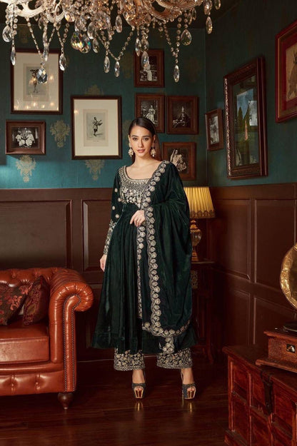 Readymade green pakistani stitched wedding salwar kameez Indian dress