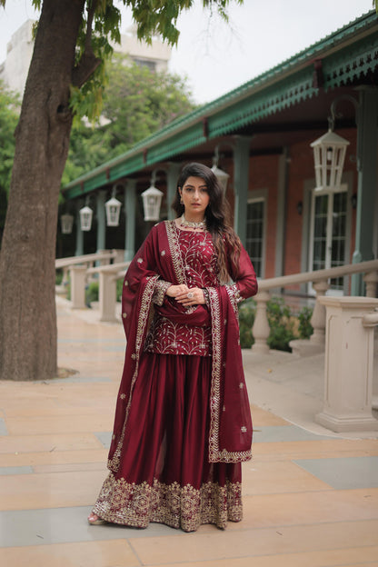 Palazzo Suit Set Indian Designer Readymade Wedding PartyWear Festival Dress