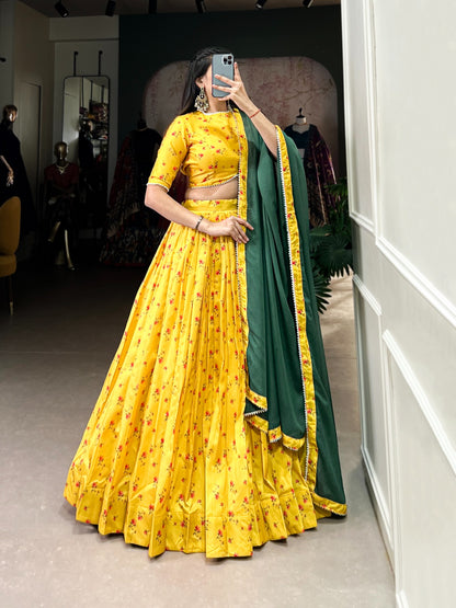 Premium Heavy wedding Haldi Lehenga Choli Readymade