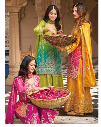 Pakistani Palazzo Suit Set for wedding Readymade Indian salwar Kameez