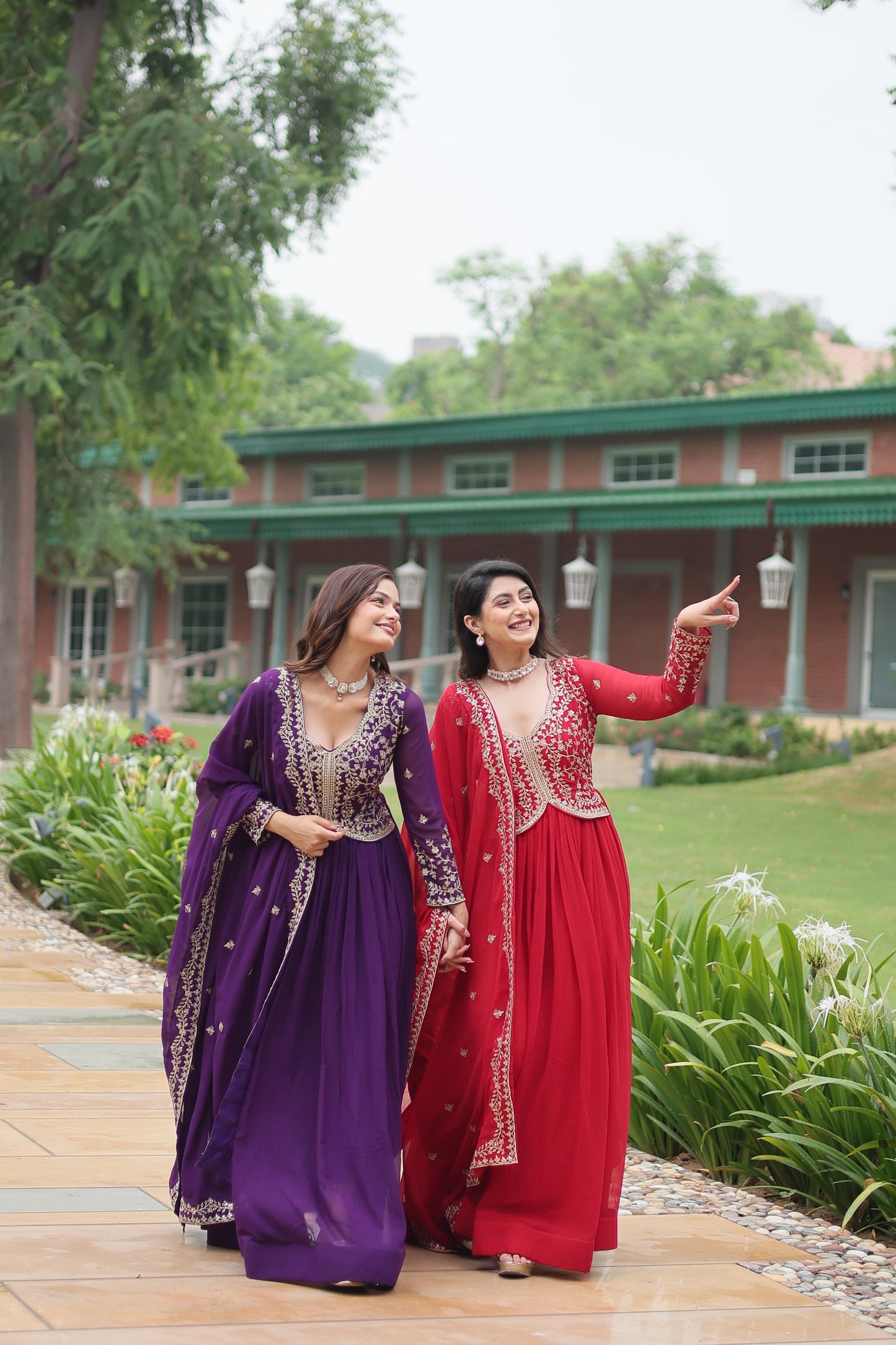 Wedding wear gown dress Ready to wear anarkali Full Flair Indian dress