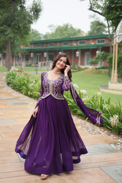 Wedding wear gown dress Ready to wear anarkali Full Flair Indian dress