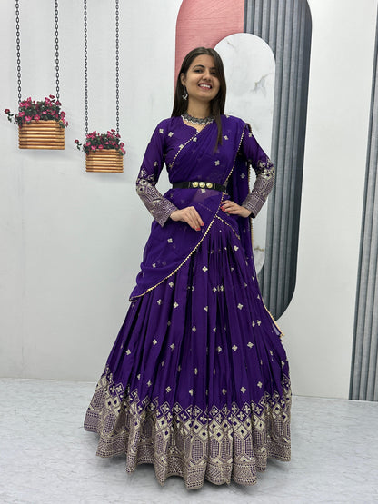 Full Sleeve wedding wear premium Indian Readymade lehenga choli