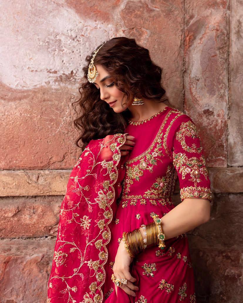 Wedding wear premium anarkali Full Flaired gown Indian dress