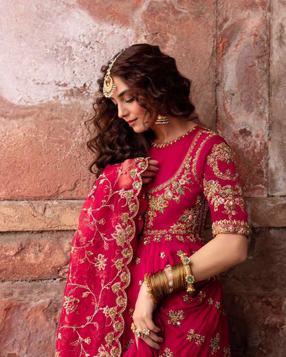 Wedding wear premium anarkali Full Flaired gown Indian dress