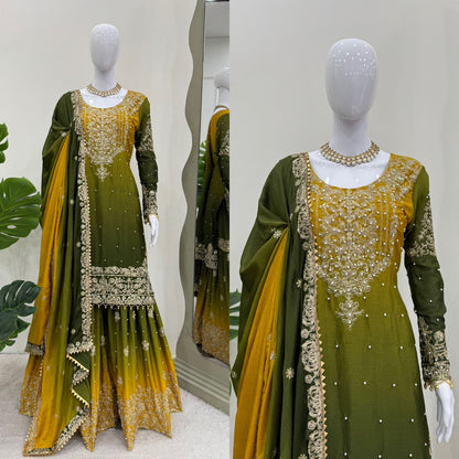 Premium Sharara Suit Set for wedding Readymade Indian Pakistani salwar kameez