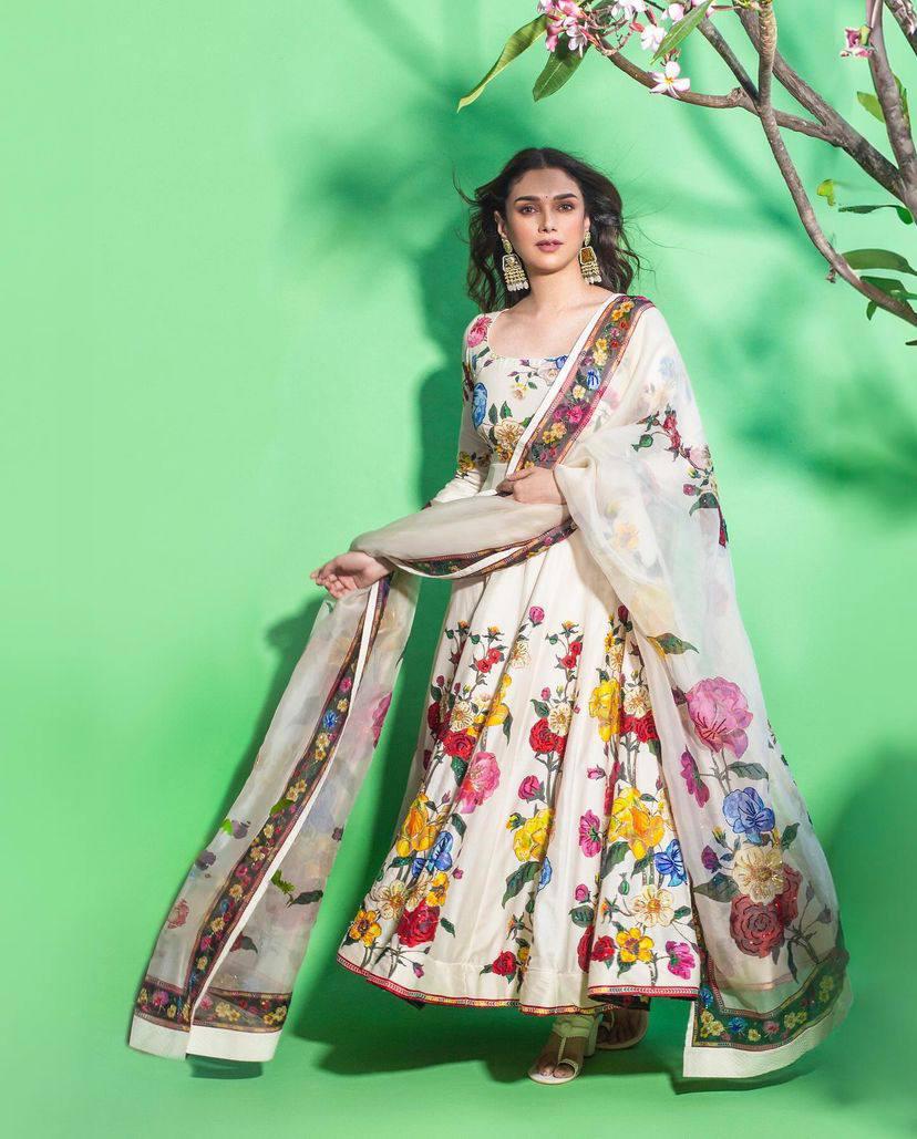 Full Flair Anarkali Gown dress for wedding Indian Festival Suit
