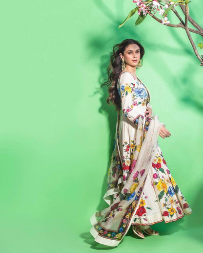 Full Flair Anarkali Gown dress for wedding Indian Festival Suit