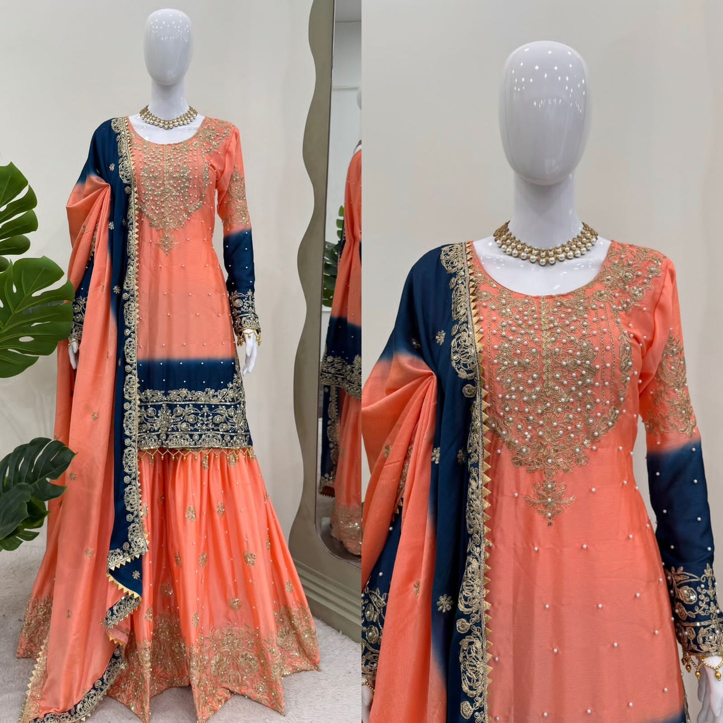 Premium Sharara Suit Set for wedding Readymade Indian Pakistani salwar kameez