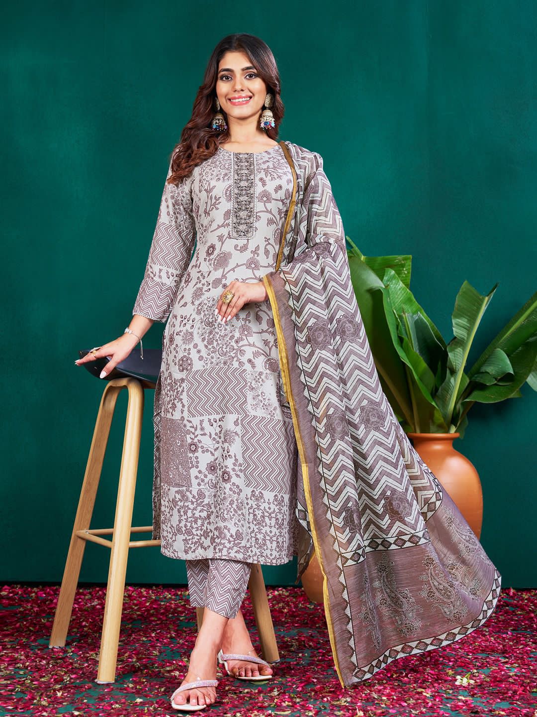 Rayon Indian salwar kameez set wedding wear Readymade dress