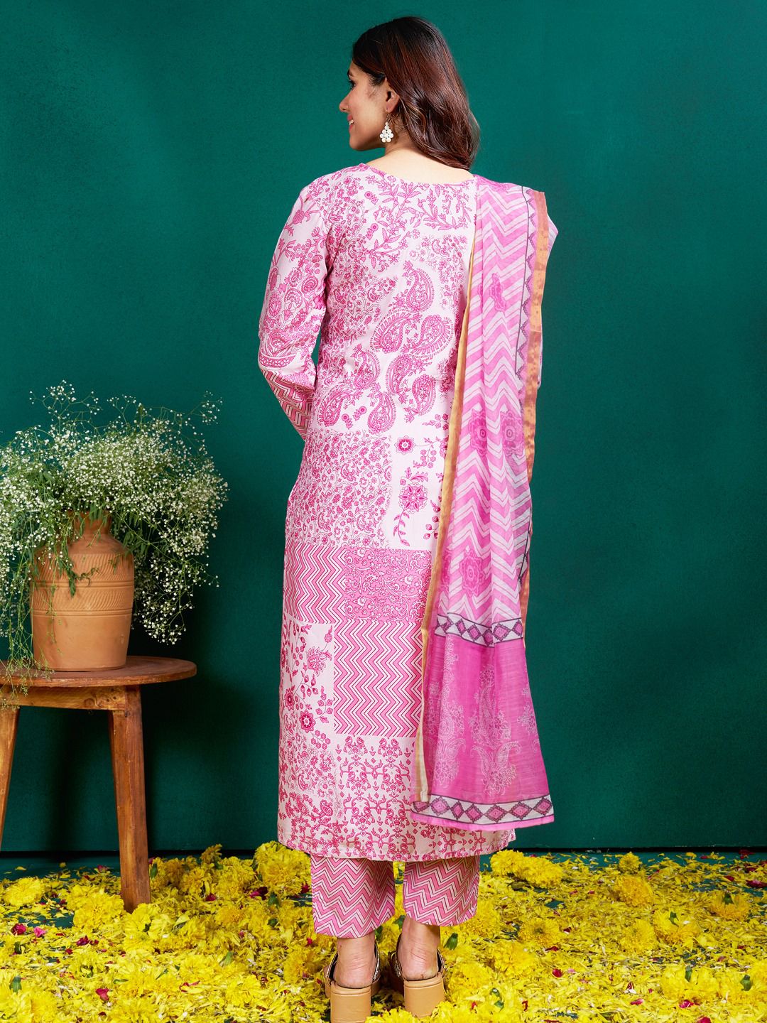 Rayon Indian salwar kameez set wedding wear Readymade dress