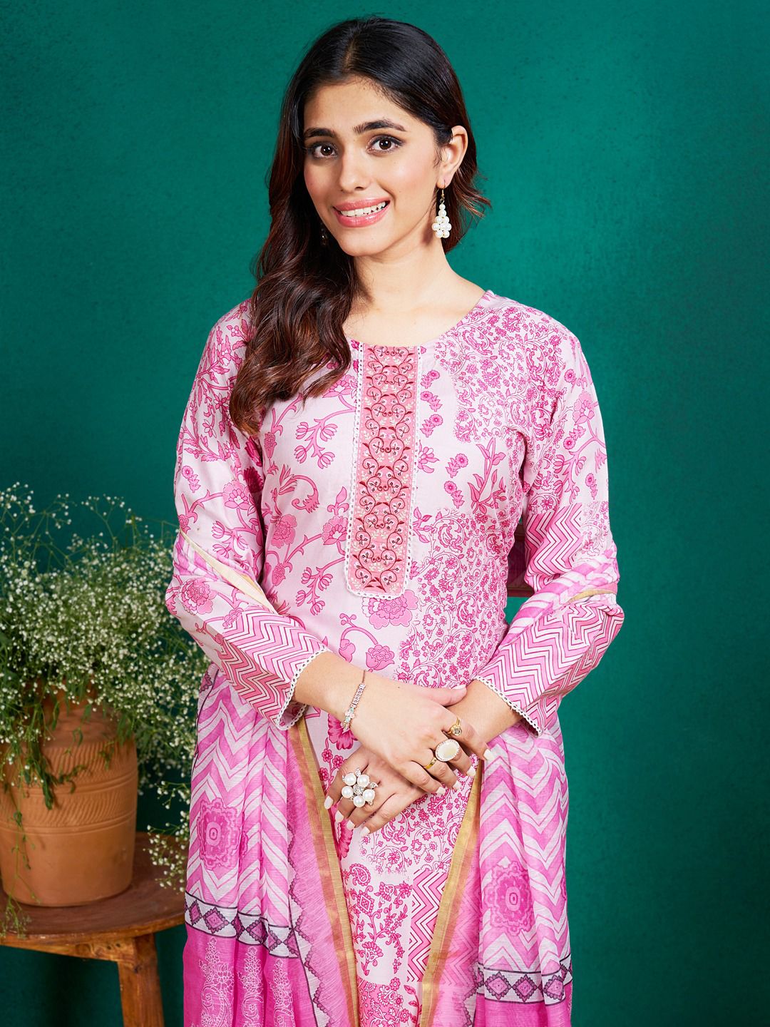 Rayon Indian salwar kameez set wedding wear Readymade dress