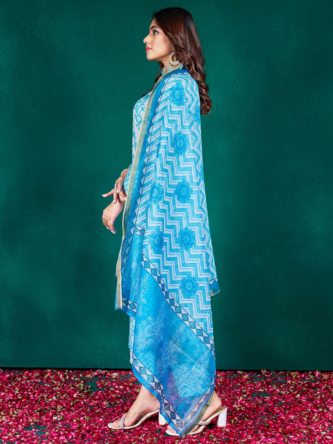Rayon Indian salwar kameez set wedding wear Readymade dress