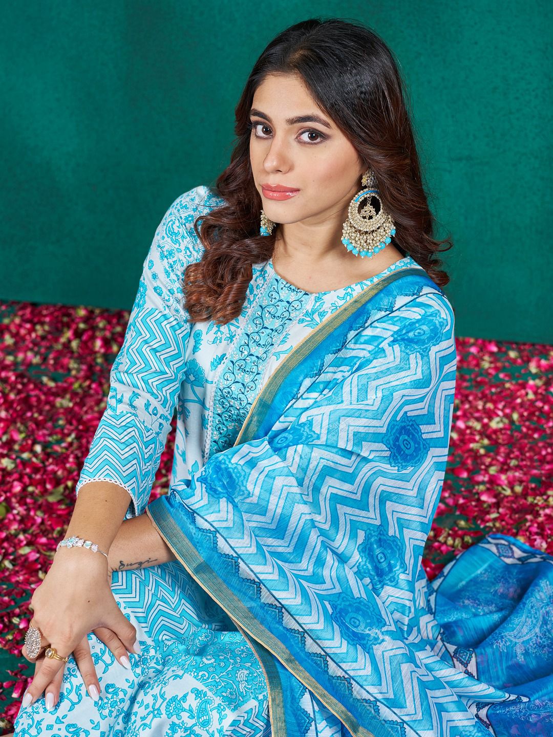Rayon Indian salwar kameez set wedding wear Readymade dress