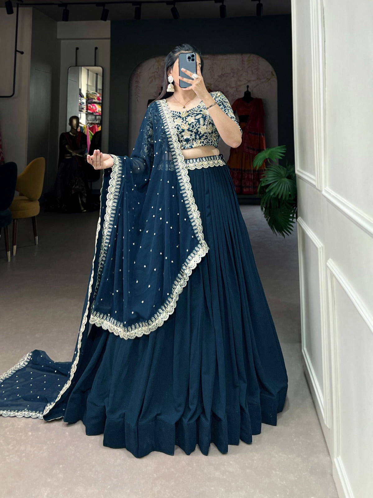 Ready To Wear Wedding lehenga choli Stitched Indian lehenga